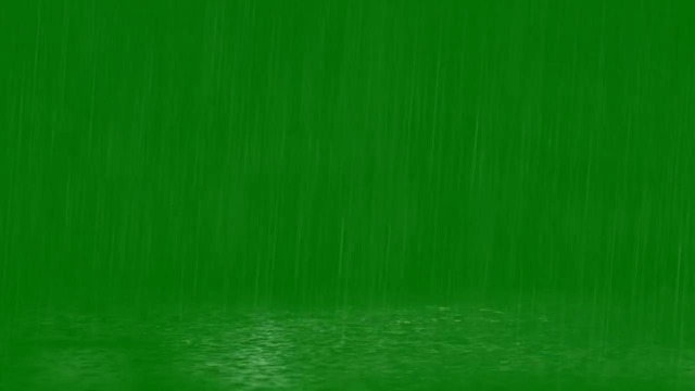 Rain Drops Green screen effect