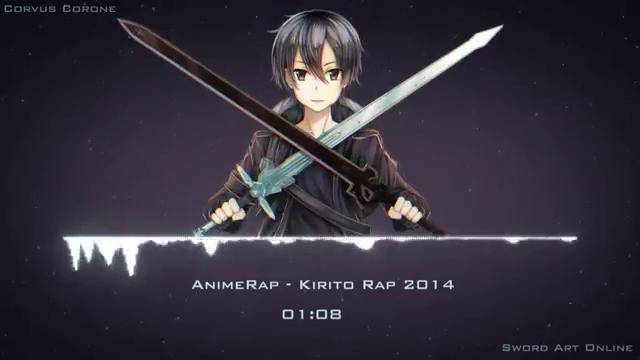 AnimeRap – Реп про Кирито из «Мастер Меча Онлайн»| Sword Art Online Kirito Rap 2014