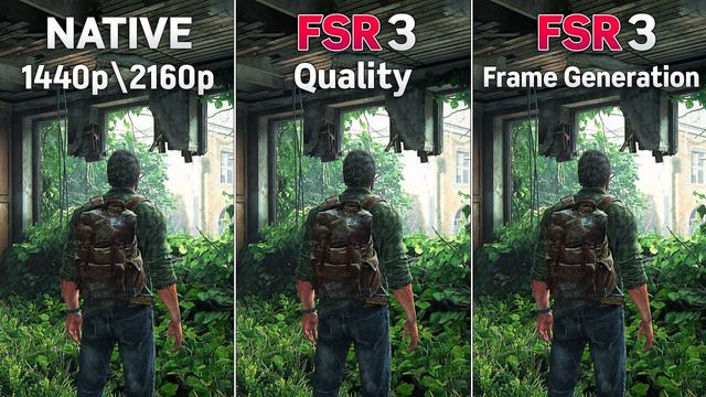 The Last of Us Part I with FSR 3 Frame Generation