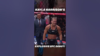 Kayla Harrison’s EXPLOSIVE UFC Debut!! #mma #shorts