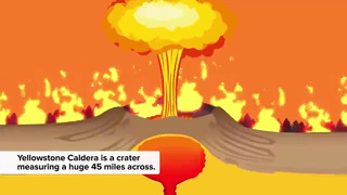 Мир инфографики – Что случится если мы сбросить ядерную бомбу внутрь вулкана Йеллоустоун