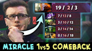 Miracle 1vs5 rapier comeback