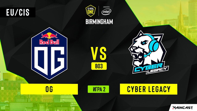 ESL One Birmingham 2020 – OG vs Cyber Legacy (Game 2)