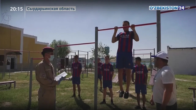 Деятельность специализированной школы Национальной гвардии в Сырдарьинской области