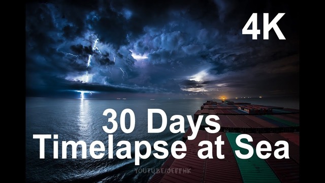 30 дней на море | 4K | Через грозы, проливной дождь и оживленный трафик