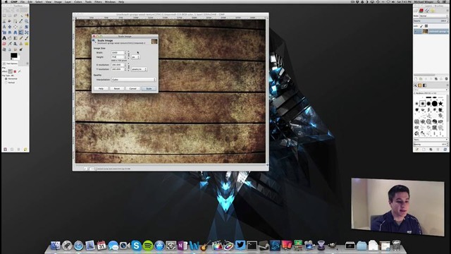 Learn GIMP Tutorial – Day 1 – Size Crop Rotate and Flip – YouTube