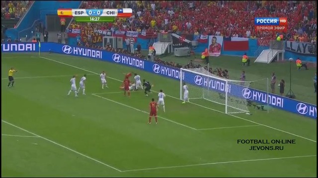 Испания – Чили 0:2 Чемпионат мира 2014 (18.06.2014)