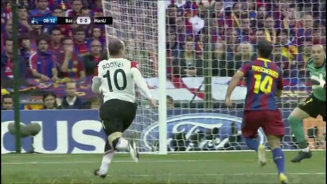 Барселона – Манчестер Юнайтед (ЛЧ 2010/2011) Финал (1-й тайм)
