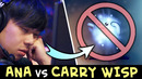 He picked CARRY Wisp vs Ana — no chances