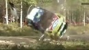 Авария Микко Хирвонена на ралли Финляндии 2010 WRC