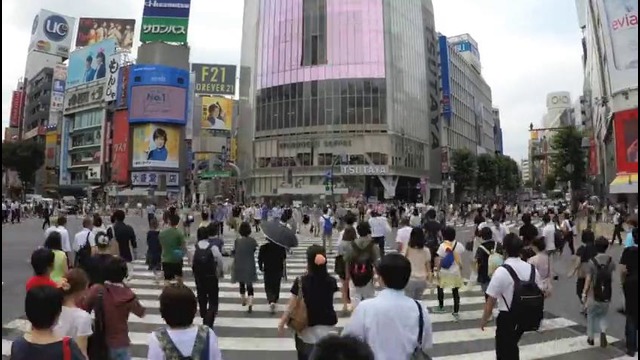 Улицы Токио снятые на GoPro