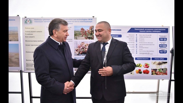 Президент Шавкат Мирзиёев прибыл в Навоийскую область (02.03.2018)