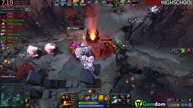 Dota 2 Miracle- [Earthshaker] Fails Carry This Herald Team