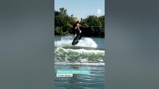 Flips, Tricks & More On Wakeboards | PAA Big Air #extremesports #flips #shorts