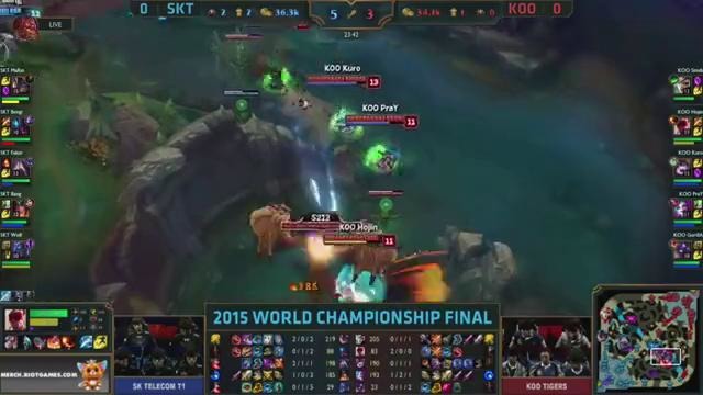 SKT vs KOO – Finals Game 1