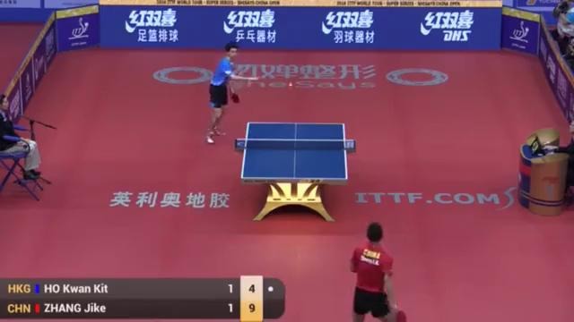 2016 China Open Highlights- Zhang Jike vs Ho Kwan Kit (R16)