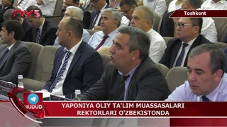 Yaponiya oliy ta’lim muassasalari rektorlari O’zbekistonda