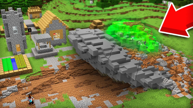 В НАШЕЙ ДЕРЕВНЕ ЖИТЕЛЕЙ УПАЛА ЛЕТАЮЩАЯ ТАРЕЛКА С ПРИШЕЛЬЦАМИ В МАЙНКРАФТ | Компот Minecraft