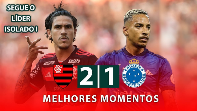 MENGÃO VENCE E É LÍDER ISOLADO | Flamengo | 2 x 1 Cruzeiro | Melhores Momentos | Brasileirão 2024