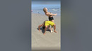 Beach day challenge for flexy friends via @therealjohnllanera #gymnastics