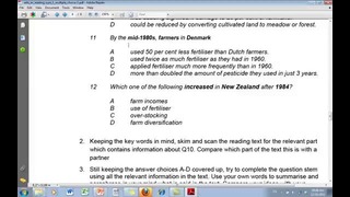 IELTS- How to approach multiple choice questions