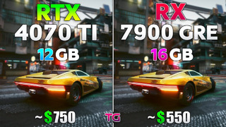 RTX 4070 Ti vs RX 7900 GRE OC – Test in 8 Games l Ray Tracing