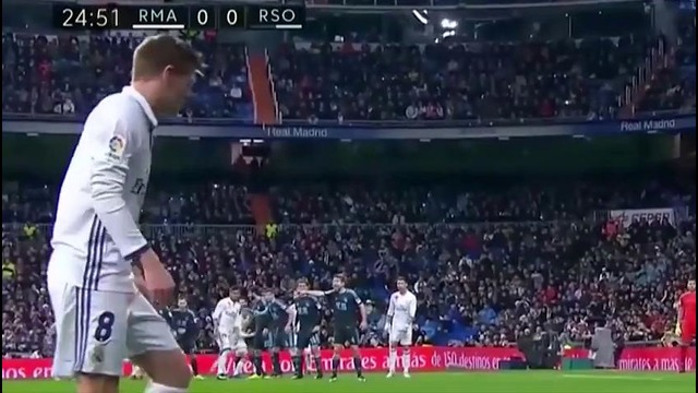 Реал Мадрид – Реал Сосьедад. Обзор матча. Чемпионат Испании 2016/17. 20 тур