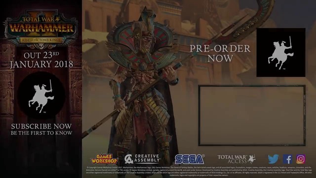 Total War: Warhammer II – Цари гробниц трейлер