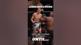 Derrick Lewis Was Losing This Fight UNTIL