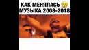 Как Менялась Музыка 2008-2018