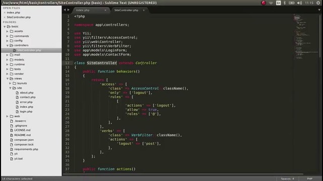 Yii2 Framework – Урок 2 – Маршрутизация
