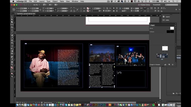 Adobe InDesign. Linking Text Boxes for Multiple Copy