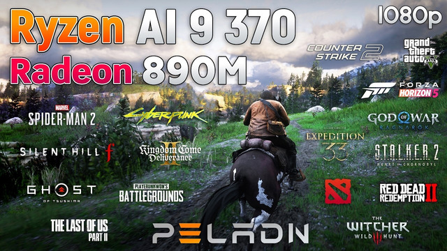 Ryzen AI 9 HX 370 + Radeon 890M – Gaming on PELADN HO5