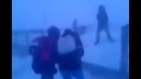 Дети в Якутске возвращаются домой сквозь снег и ветер