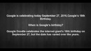 Google празднует день рождения