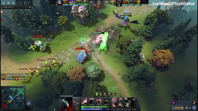 Maybe [Ember Spirit] vs Axx [Dragon Knight] – 3x Divine Rapier vs Super Tank