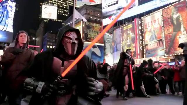 Star Wars; The Old Republic – Time Square Freeze Mob