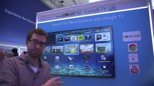 IFA 2012: Samsung Smart TV with Google TV