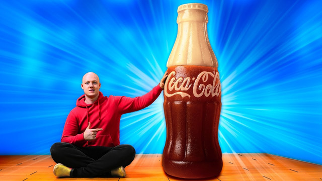 УВЕЛИЧИЛИ ЖЕЛЕЙНУЮ Coca-Cola В 1000 РАЗ