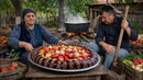 Village Cooking | Beef & Garden Vegetables in a Traditional Oven