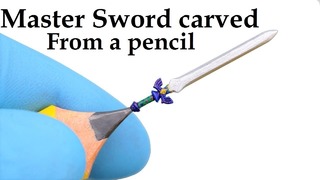 Выпиливаю из простого карандаша меч из The Legend of Zelda