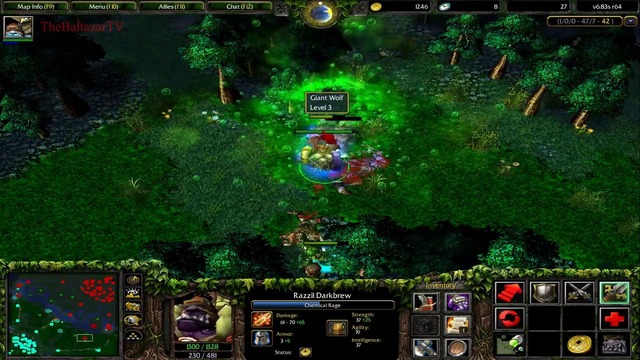 Dota alchemist vs. skeleton king late game (high skilled players) (29.10.2018)