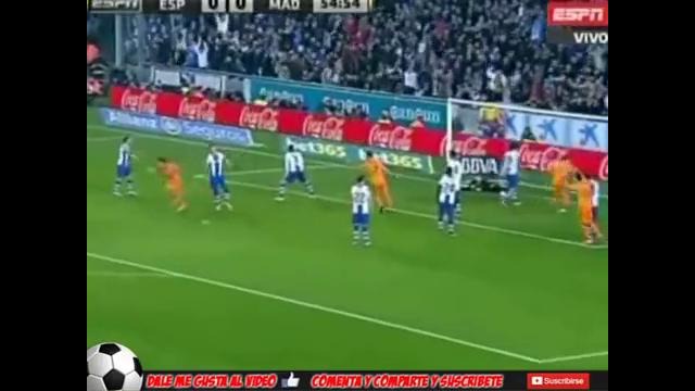 Espanyol vs Real m GOL PePe