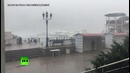 На Балаклаву обрушился мощный град