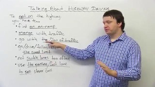 Learn English Vocabulary- Talking about HIGHWAY DRIVING