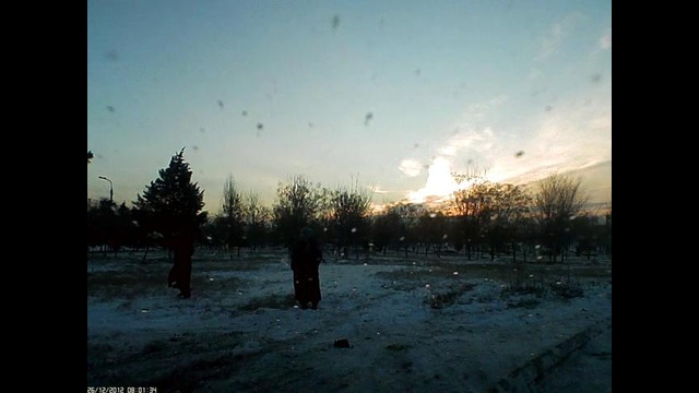 Неудачное утро в гололед Ташкент