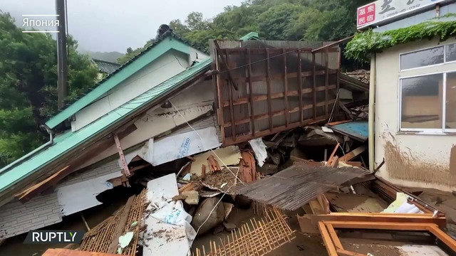 Тайфун Меари сдул Японию. Ураган и наводнения разрушили жилые районы