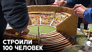 Пряничный городок со своим Колизеем построили британские архитекторы и дизайнеры