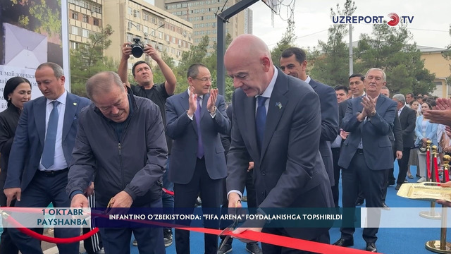 Infantino O‘zbekistonda: “FIFA Arena” foydalanishga topshirildi