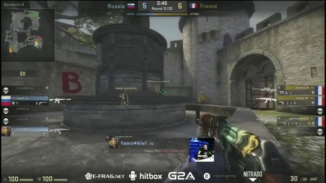World Championships 2015: RUSSIA vs FRANCE (Game 1) CS:GO